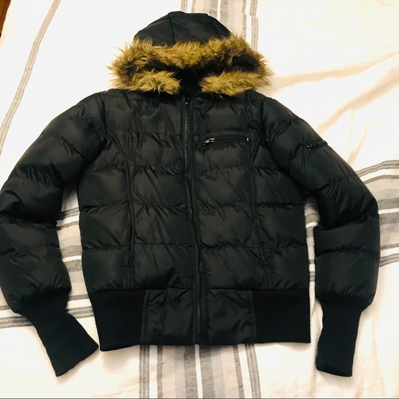 Bomber Puffer Winter Jacket Size S - Picture 3 of 5